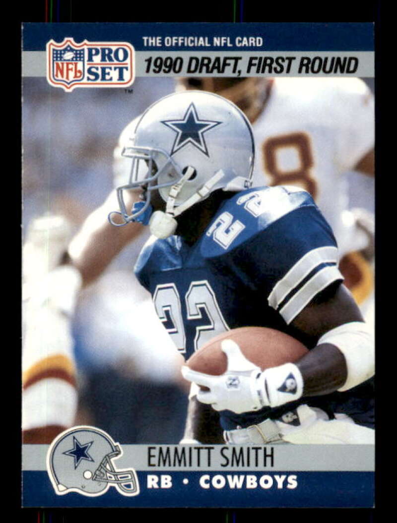 Emmitt Smith Rookie Card 1990 Pro Set #685 Image 1