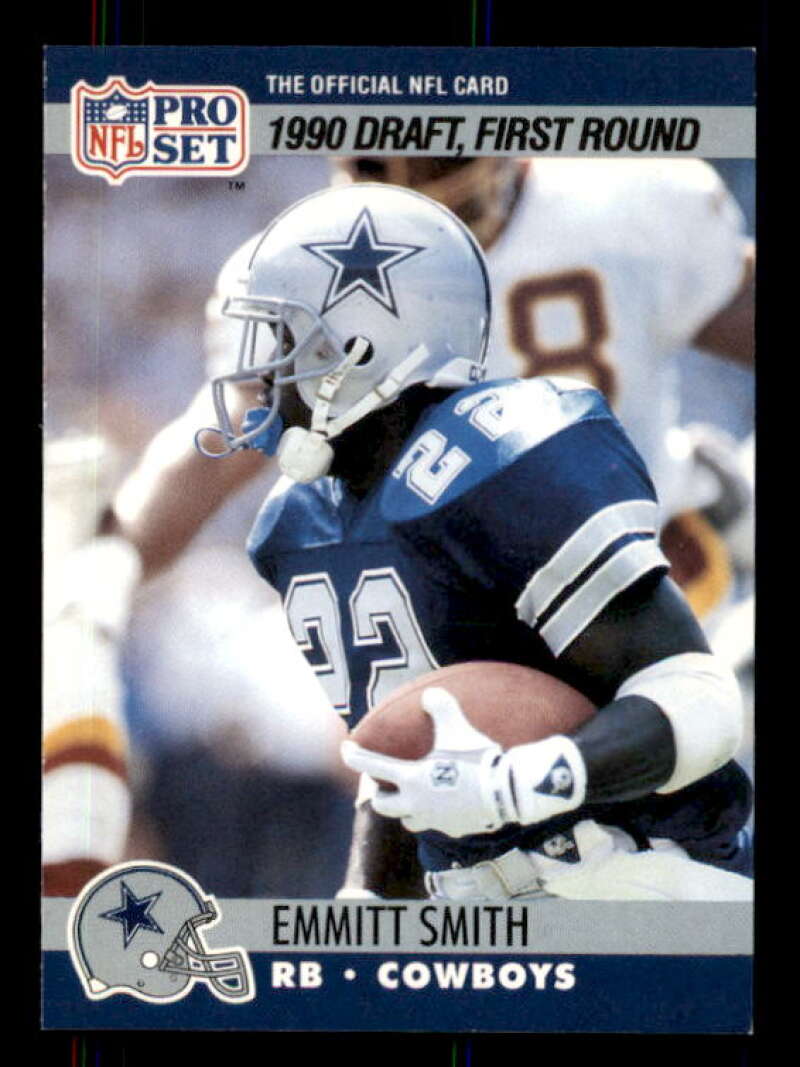 Emmitt Smith Rookie Card 1990 Pro Set #685 Image 1