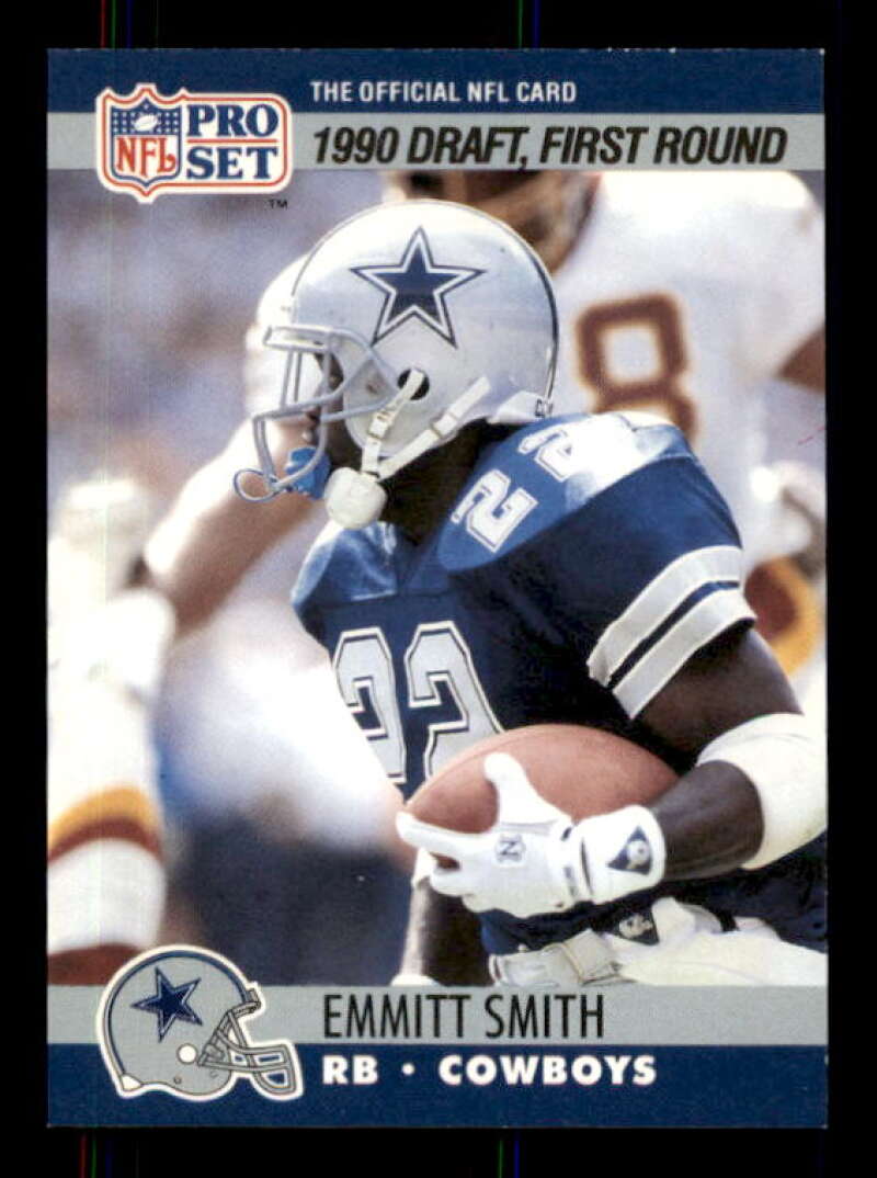 Emmitt Smith Rookie Card 1990 Pro Set #685 Image 1