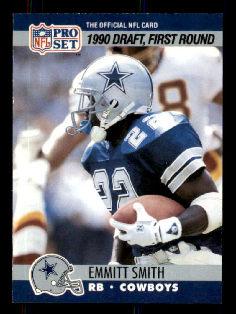 Emmitt Smith Rookie Card 1990 Pro Set #685 Image 1