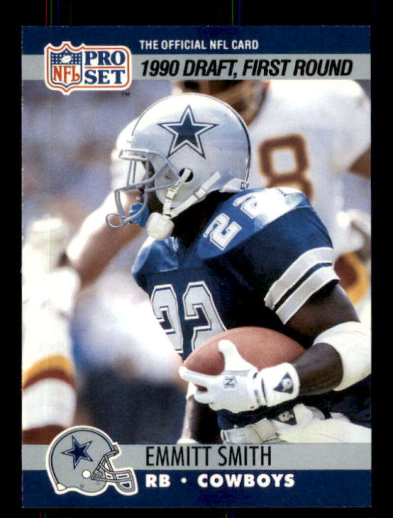 Emmitt Smith Rookie Card 1990 Pro Set #685 Image 1