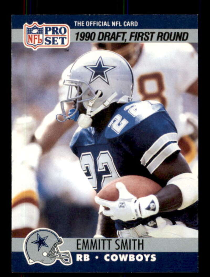 Emmitt Smith Rookie Card 1990 Pro Set #685 Image 1