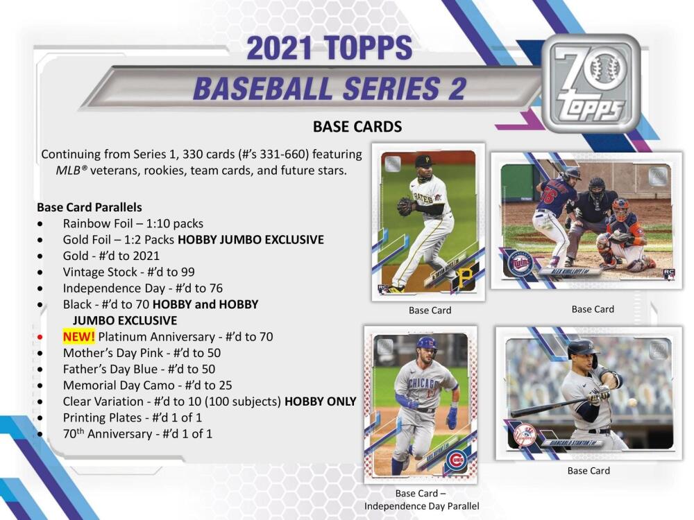 2021 Topps Series 2 Baseball Jumbo Box Image 7