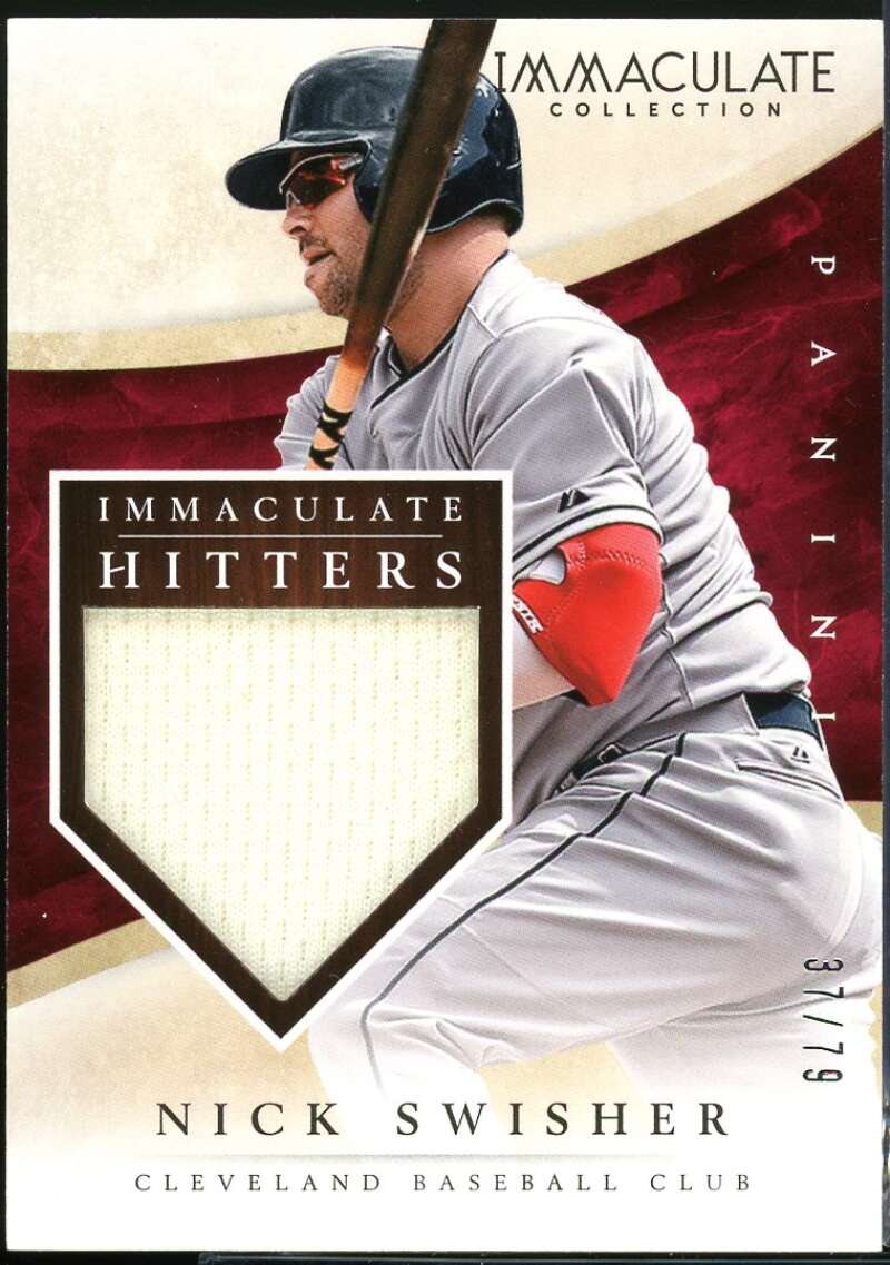 Nick Swisher 2014 Immaculate Collection Immaculate Hitters Memorabilia #17 /79 Image 1