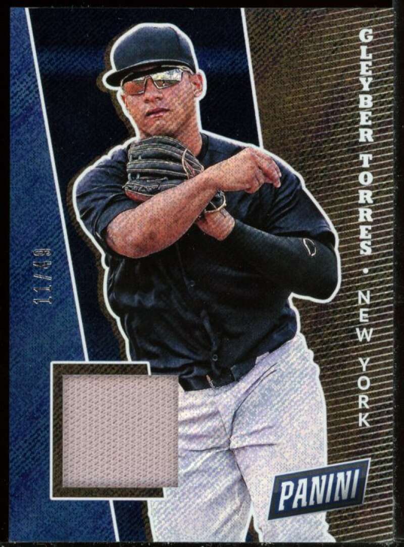 Gleyber Torres BB Card 2017 Panini National Convention Memorabilia Rapture #GT Image 1