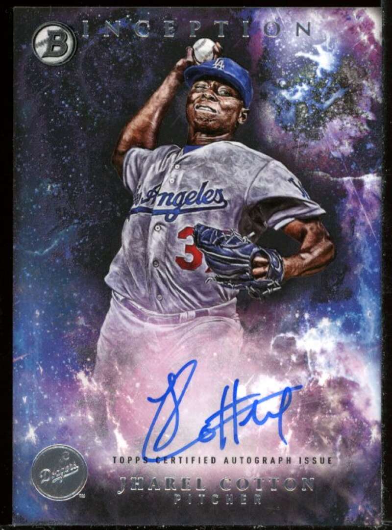 Jharel Cotton Card 2016 Bowman Inception Prospect Autographs #PAJC Image 1