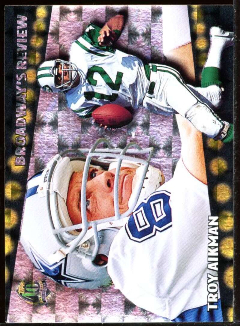 Troy Aikman Card 1996 Topps Broadway's Reviews #BR6 Image 1