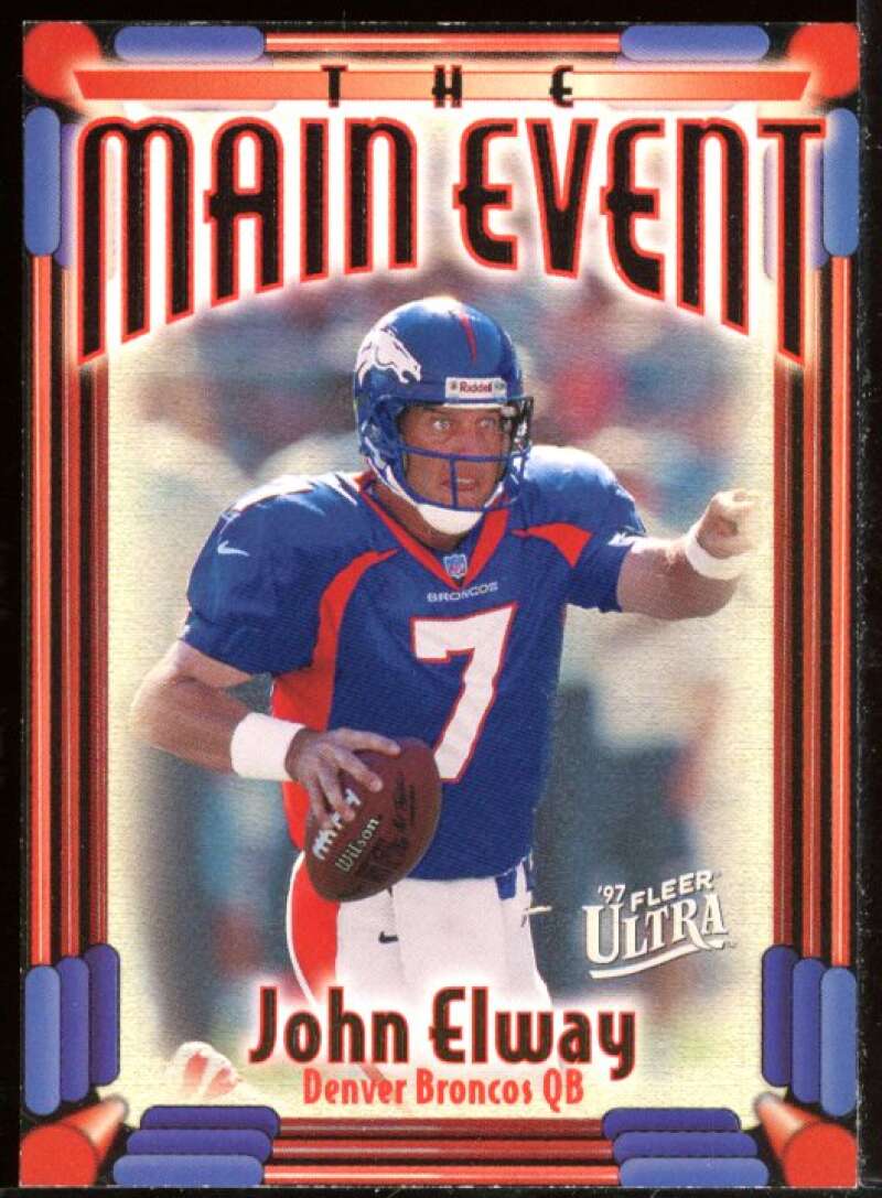 John Elway Card 1997 Ultra Main Event #5 Image 1