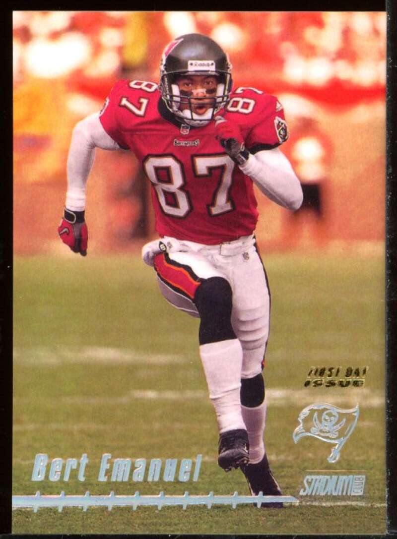 Bert Emanuel Card 1999 Stadium Club First Day #68 Image 1