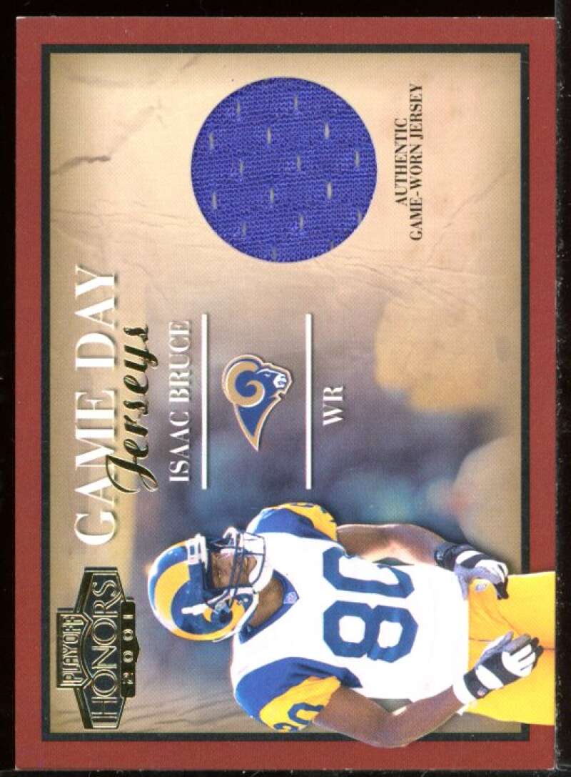 Isaac Bruce Card 2001 Playoff Honors Game Day Jerseys #GD6 Image 1