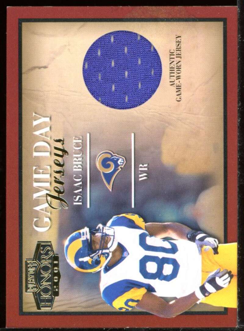 Isaac Bruce Card 2001 Playoff Honors Game Day Jerseys #GD6 Image 1