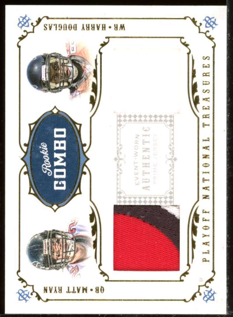 Matt Ryan/Harry Douglas 2008 Playoff National Treasures Rookie Combo Mater #31 Image 1