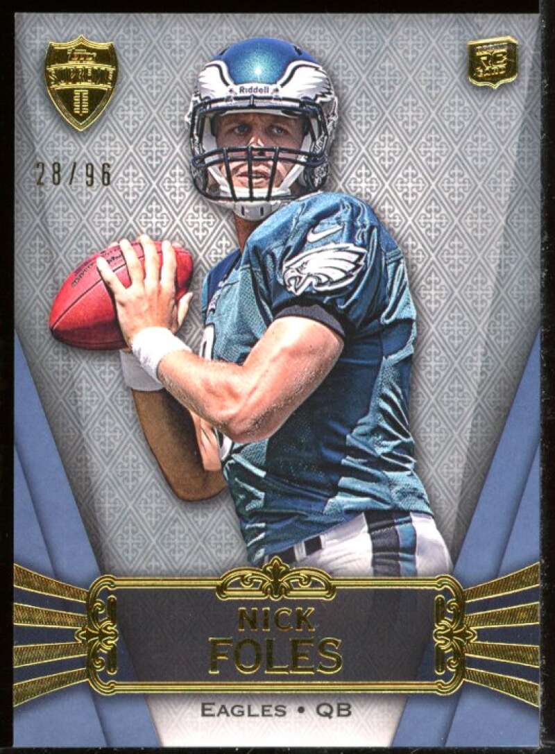 Nick Foles Card 2012 Topps Supreme Blue #59 Image 1