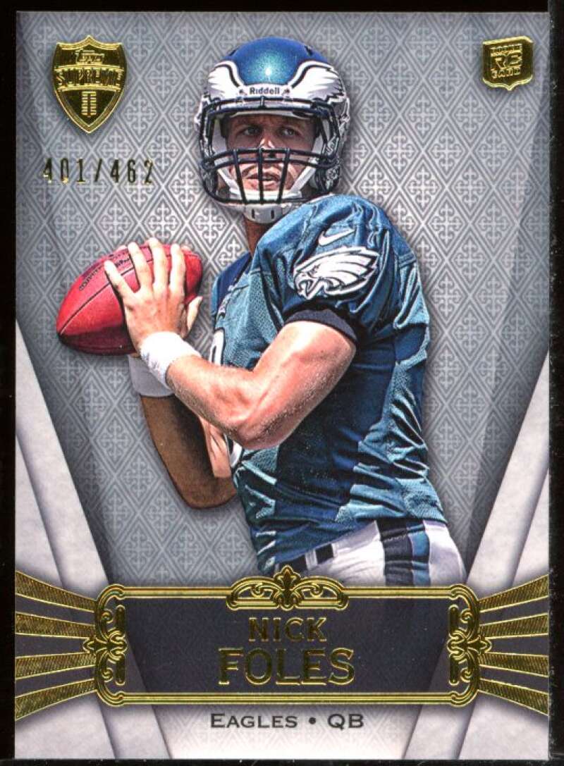 Nick Foles Card 2012 Topps Supreme #59 Image 1