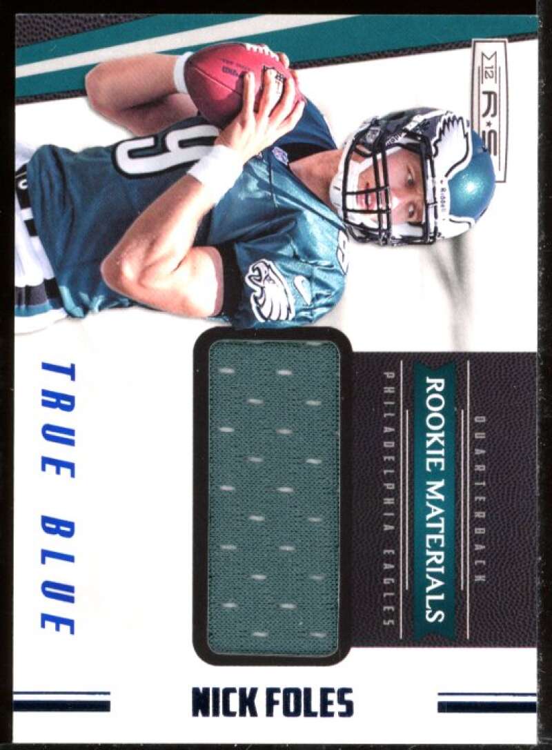 Nick Foles JSY Card 2012 Rookies and Stars True Blue #241 Image 1