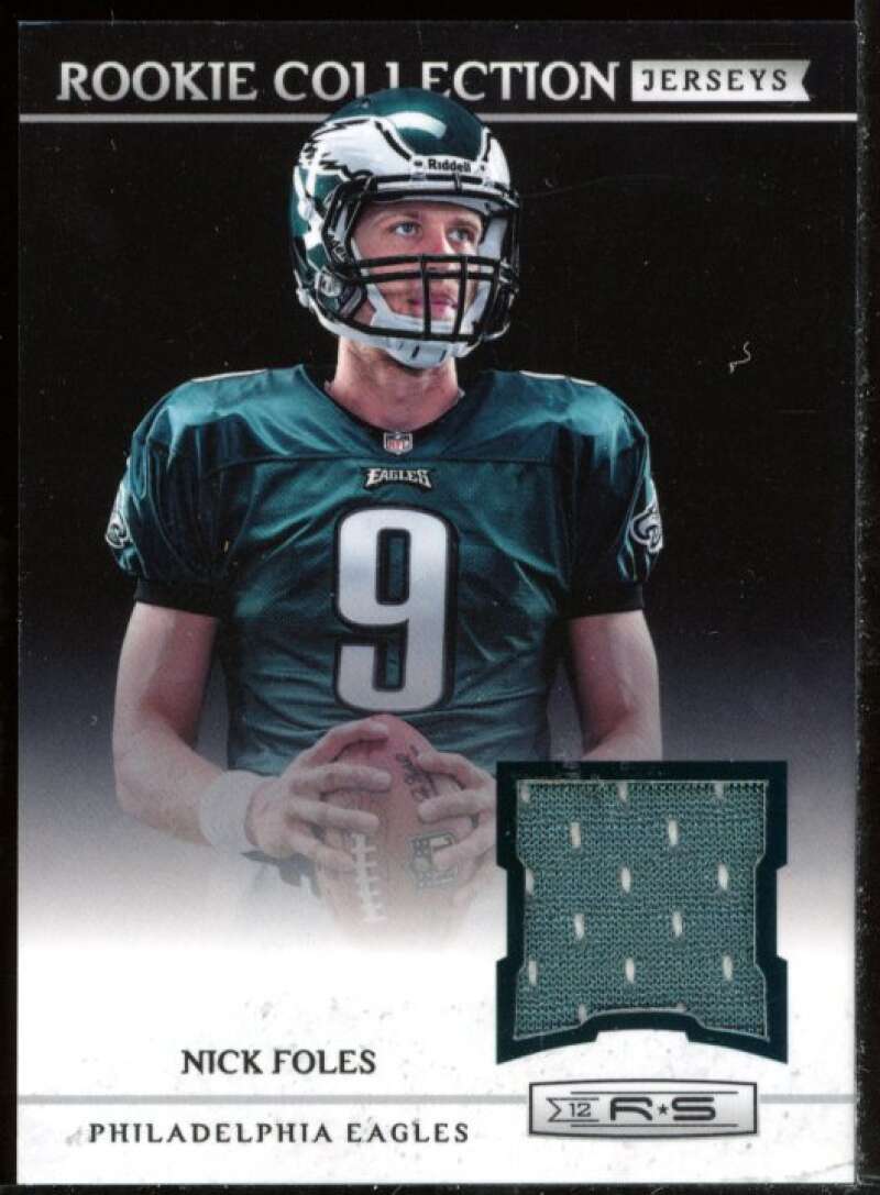 Nick Foles Card 2012 Rookies and Stars Rookie Collection Jerseys #14 Image 1