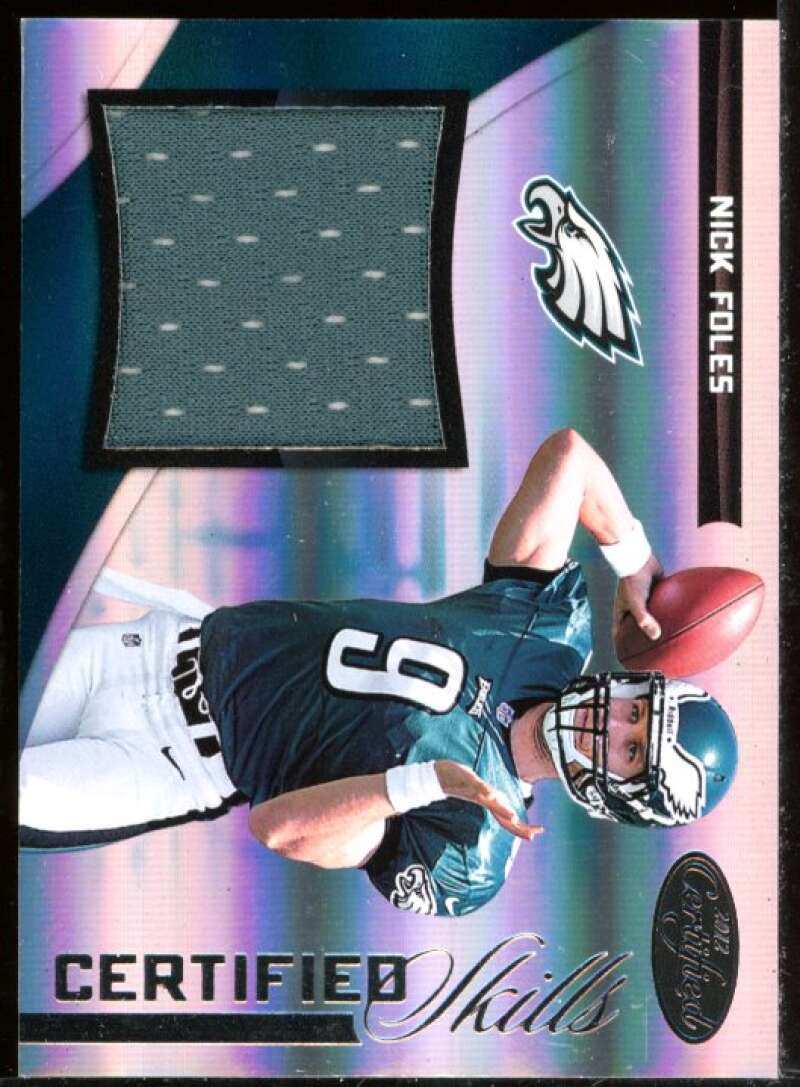 Nick Foles Card 2012 Certified Certified Skills Materials #2 Image 1