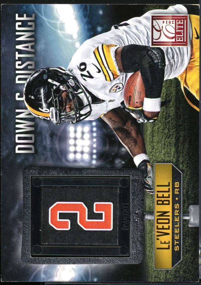 Le'Veon Bell Card 2014 Elite Down and Distance Second #7 /49 Image 1