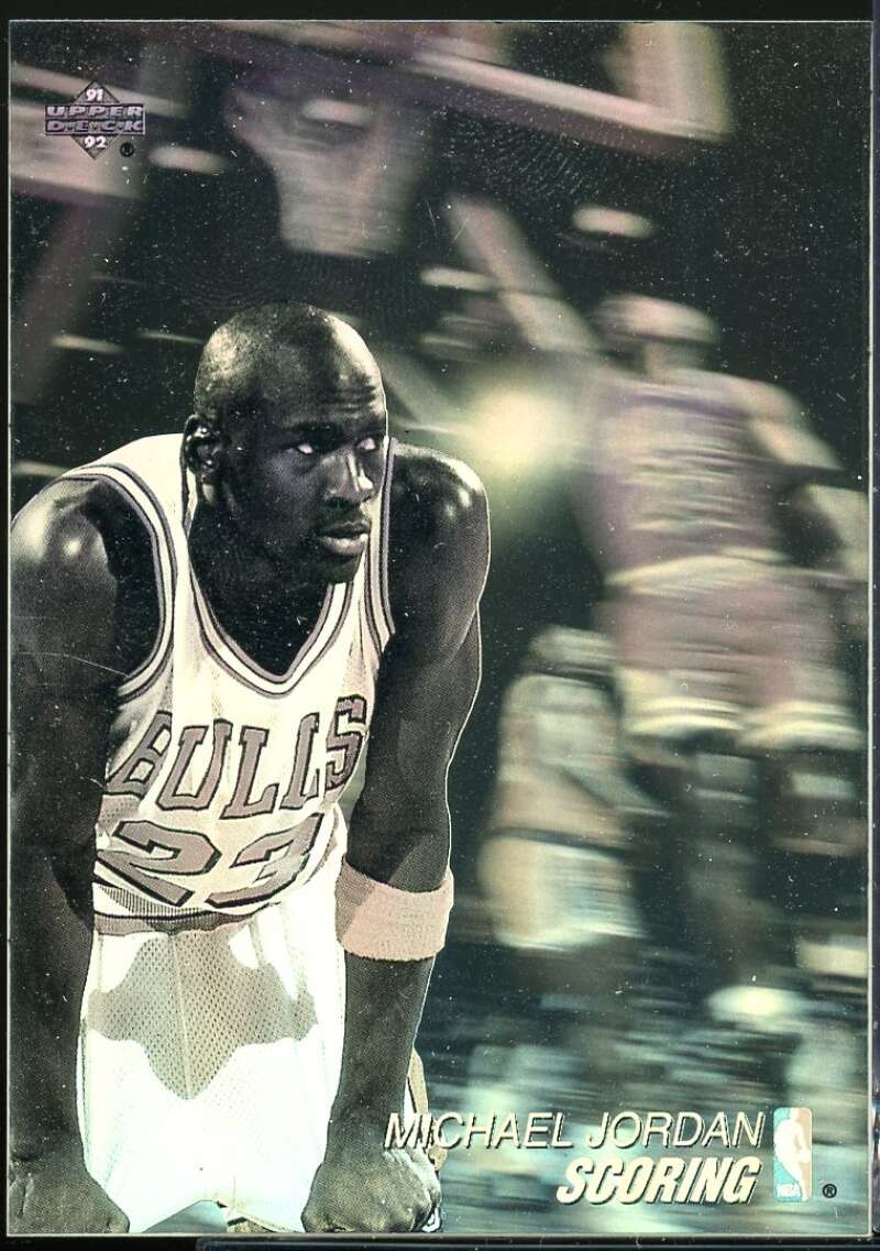 Michael Jordan/Scoring Leader 1991-92 Upper Deck Award Winner Holograms #AW1 Image 1