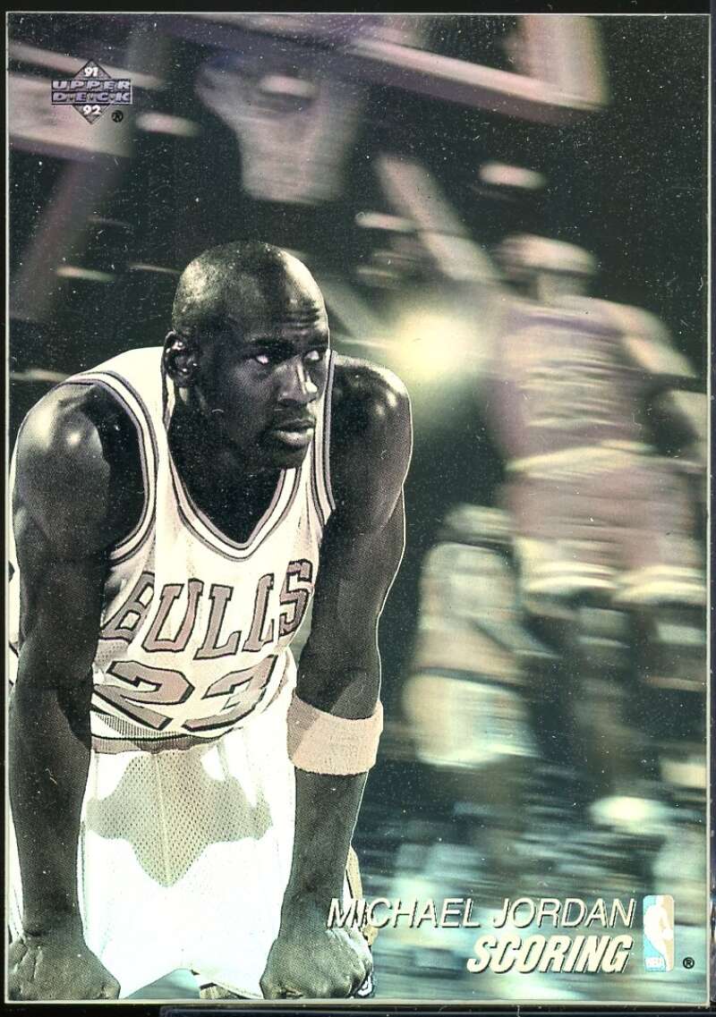 Michael Jordan/Scoring Leader 1991-92 Upper Deck Award Winner Holograms #AW1 Image 1