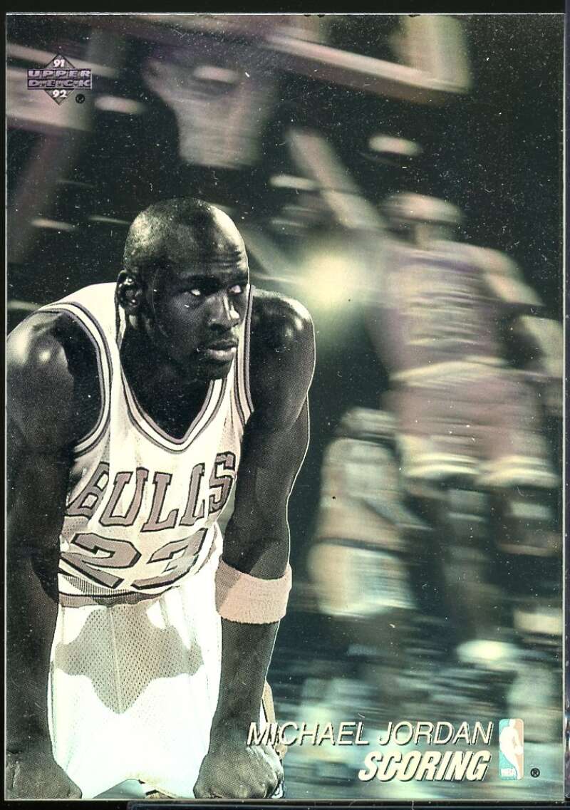 Michael Jordan/Scoring Leader 1991-92 Upper Deck Award Winner Holograms #AW1 Image 1