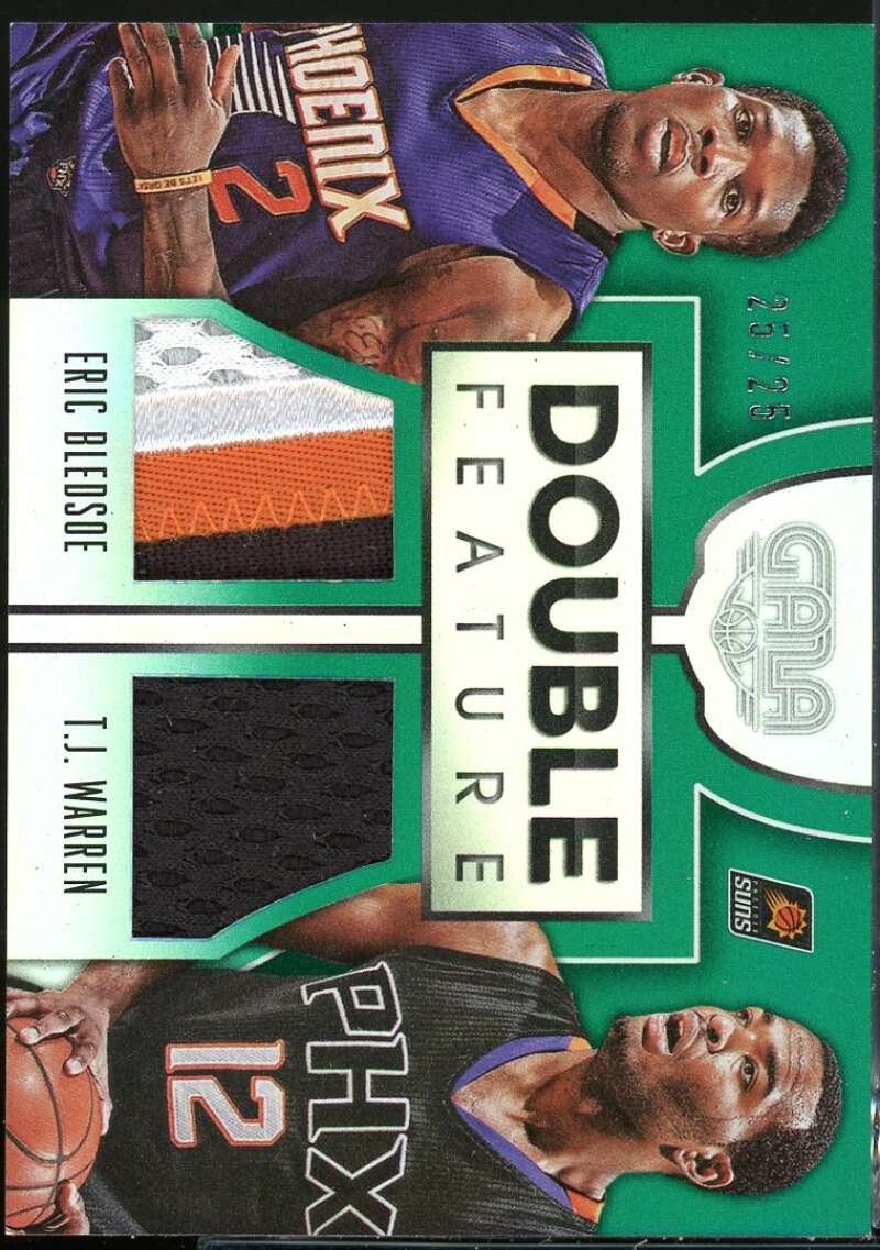 Eric Bledsoe Warren 2015-16 Panini Gala Double Feature Memorabilia Jade #29 /25 Image 1