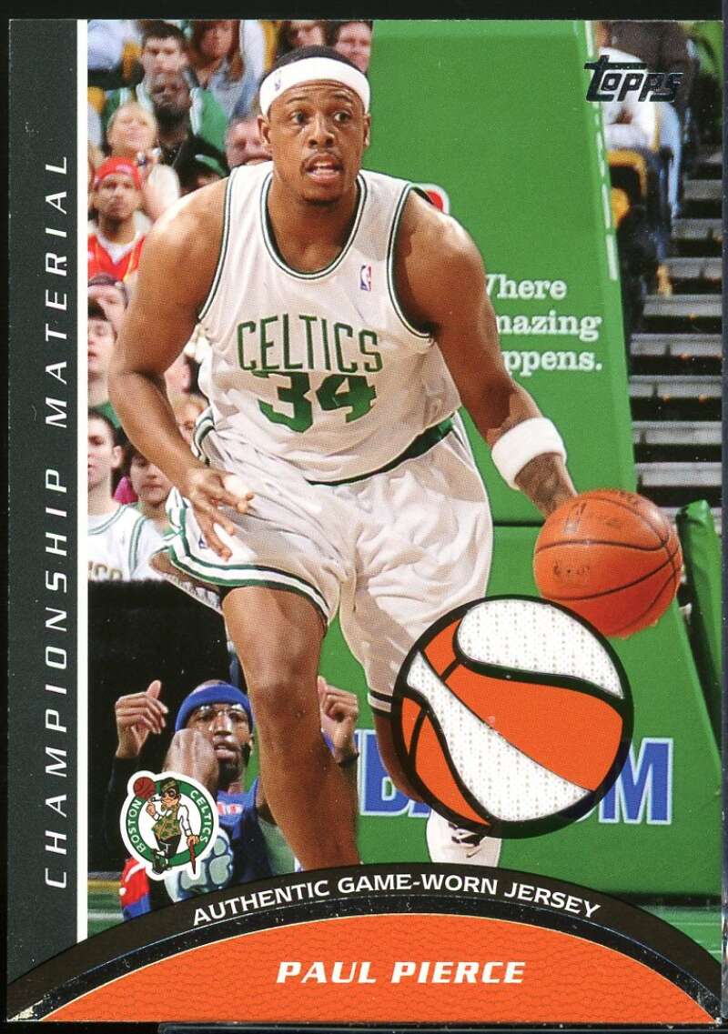 Paul Pierce A Card 2009-10 Topps Championship Materials #CMPP Image 1