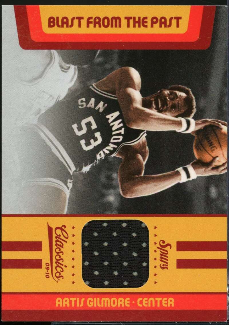 Artis Gilmore Card 2009-10 Classics Blast From The Past Jerseys #17 /199 Image 1