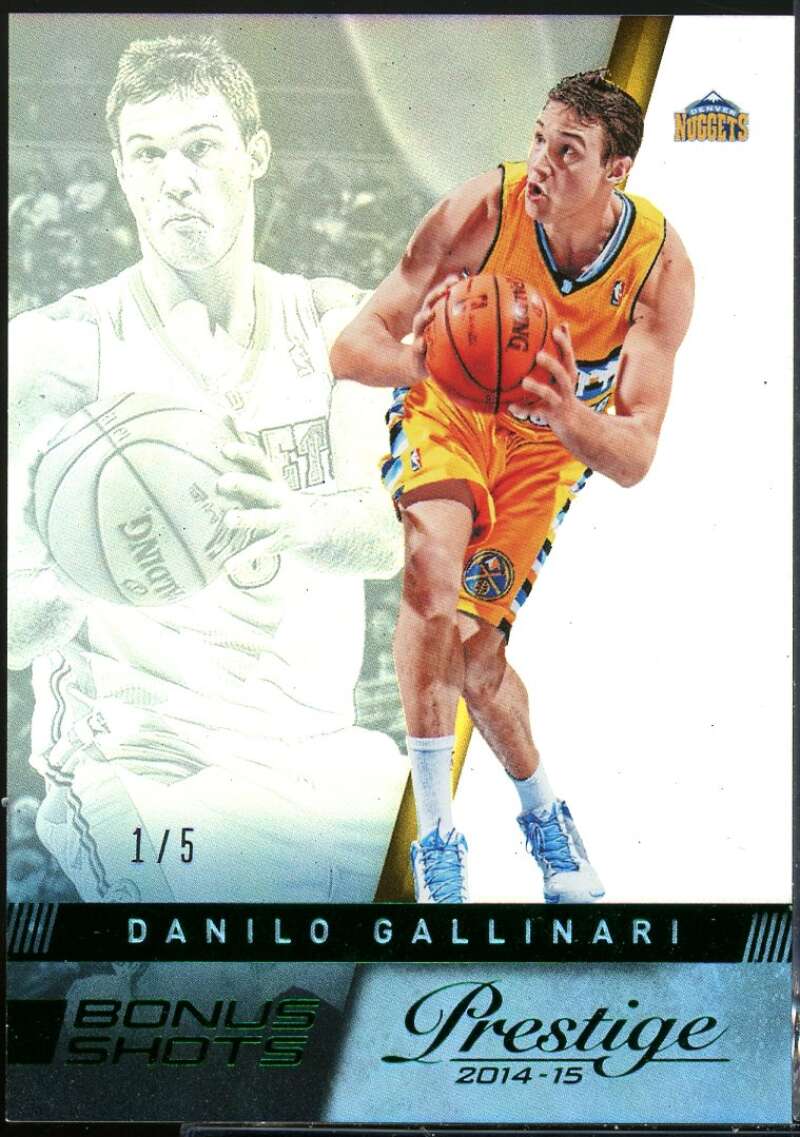 Danilo Gallinari Card 2014-15 Prestige Bonus Shots Green #28 Image 1