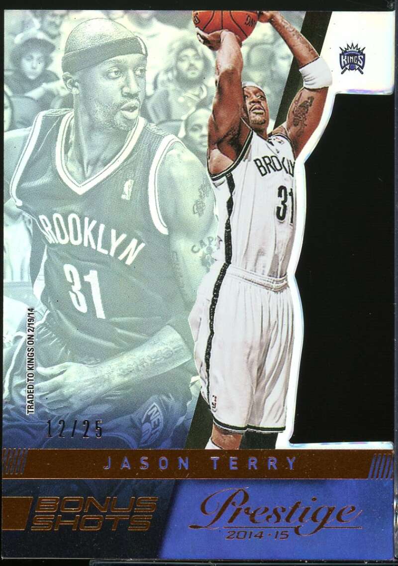 Jason Terry Card 2014-15 Prestige Bonus Shots Orange Die Cuts #52 Image 1