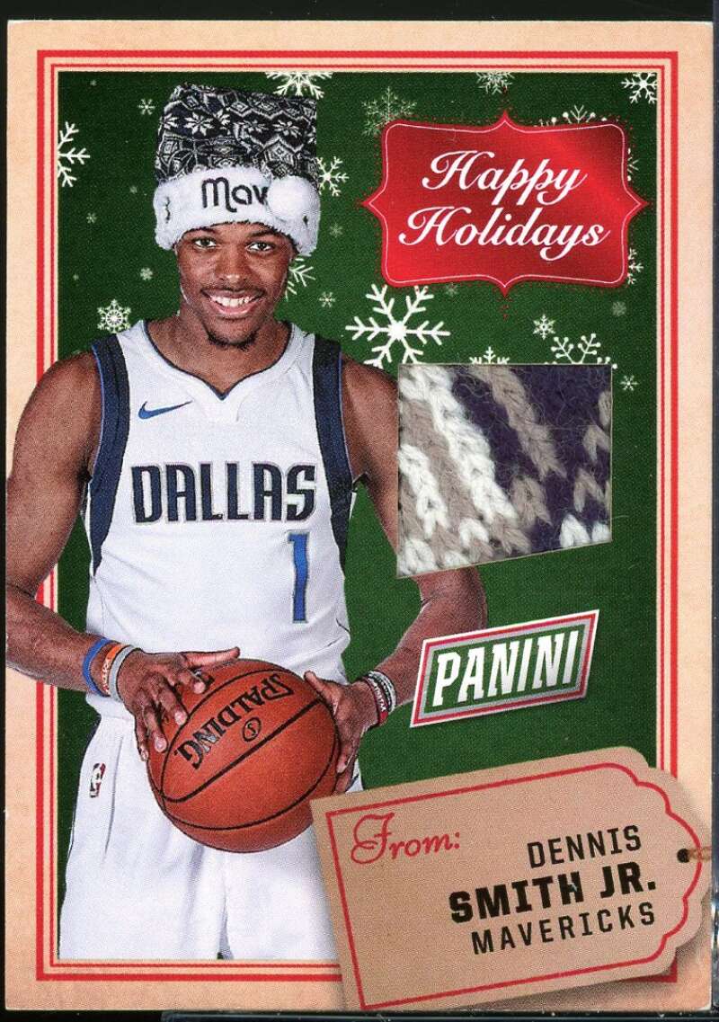 Dennis Smith Jr. Card 2017 Panini Black Friday Happy Holiday Memorabilia #HHDS Image 1