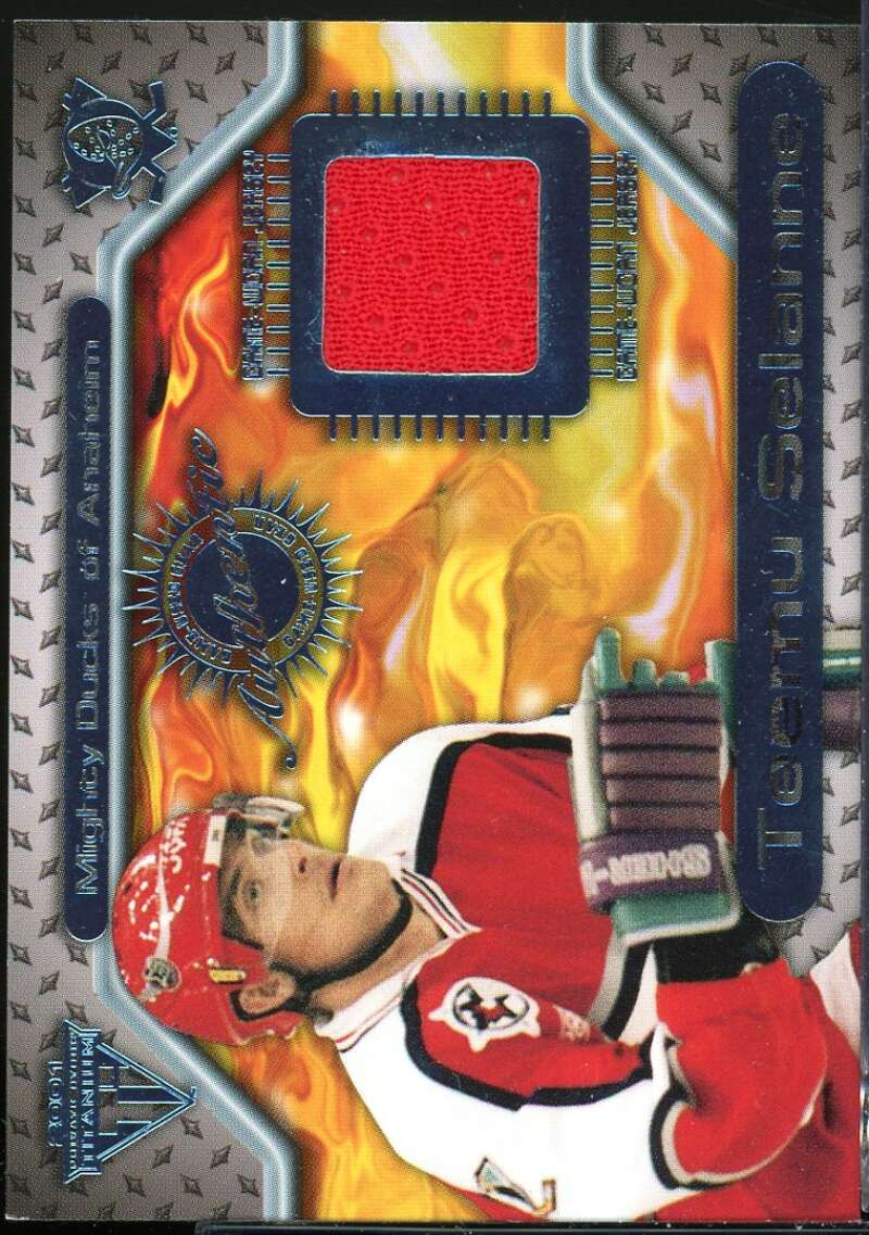 Teemu Selanne Card 2000-01 Titanium Game Gear #54 Image 1