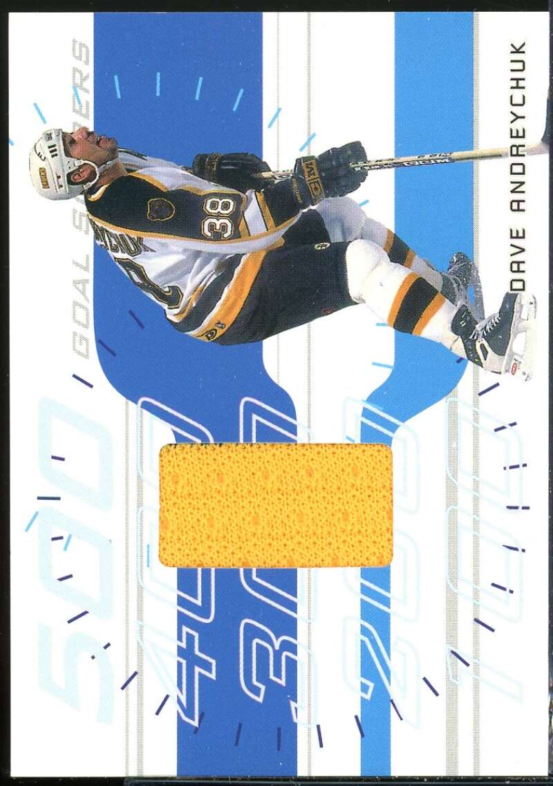 Dave Andreychuk Card 2001-02 BAP Memorabilia 500 Goal Scorers #GS14 /99 Image 1