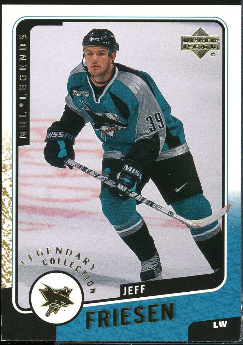 Jeff Friesen Card 2000-01 Upper Deck Legends Legendary Collection Gold #112 Image 1