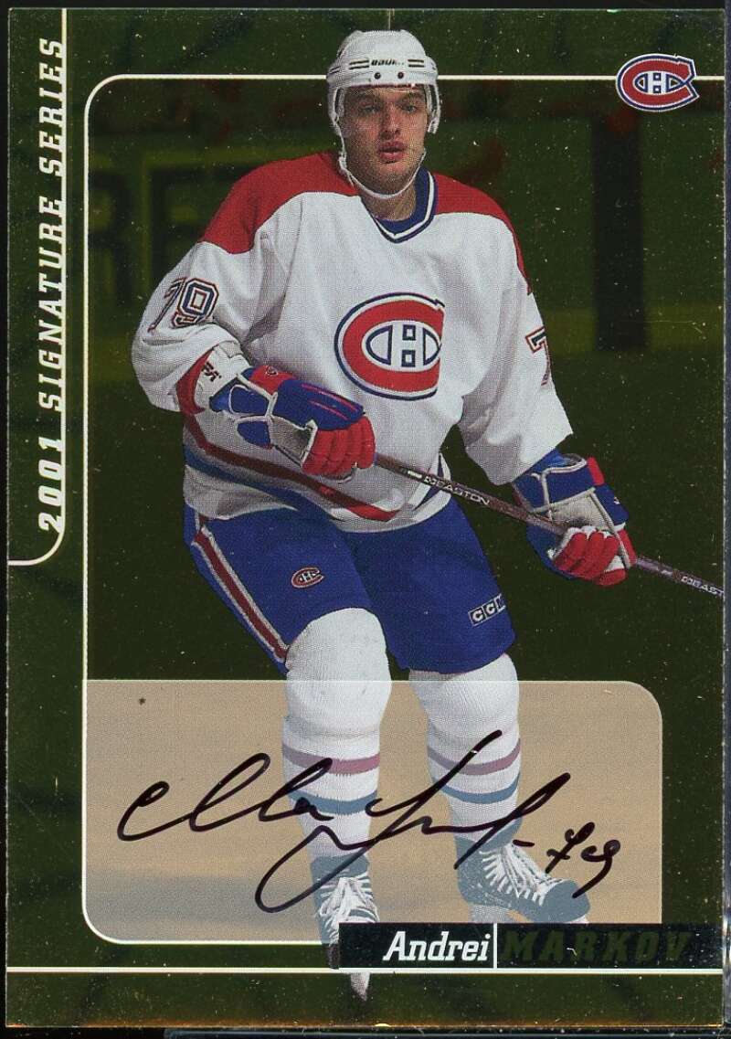 Andrei Markov Card 2000-01 BAP Signature Series Autographs #236 Image 1