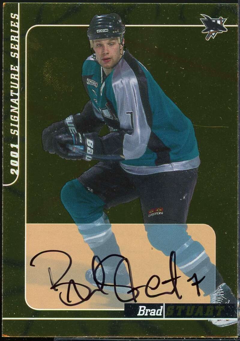 Brad Stuart Card 2000-01 BAP Signature Series Autographs #84 Image 1