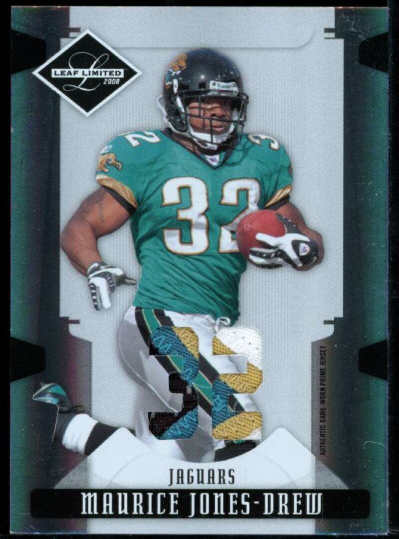 Maurice Jones-Drew Card 2008 Leaf Limited Threads Prime Jersey Number #48 Image 1