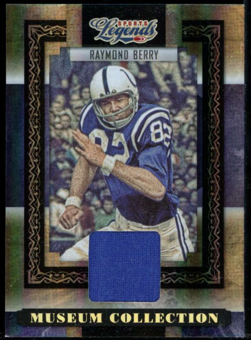 Raymond Berry Card 2008 Donruss Sports Legends Museum Collection Jersey #8 Image 1