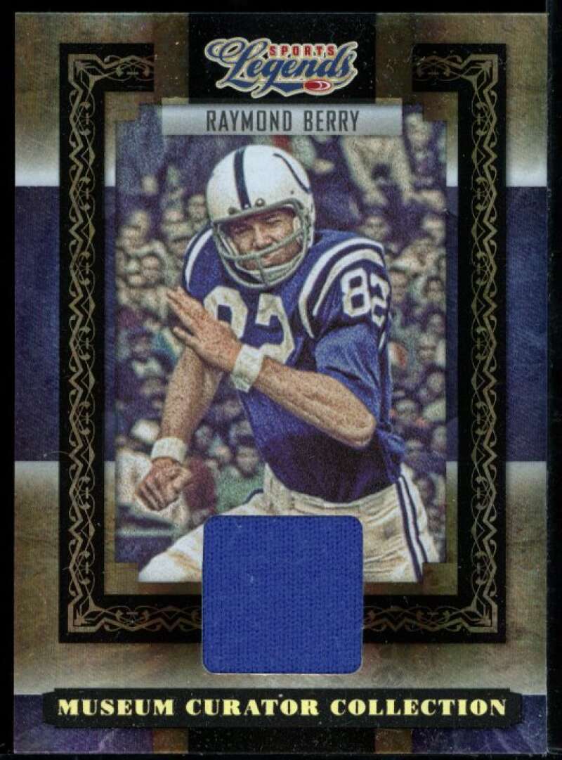 Raymond Berry 2008 Donruss Sports Legends Museum Curator Collection Jersey #8 Image 1