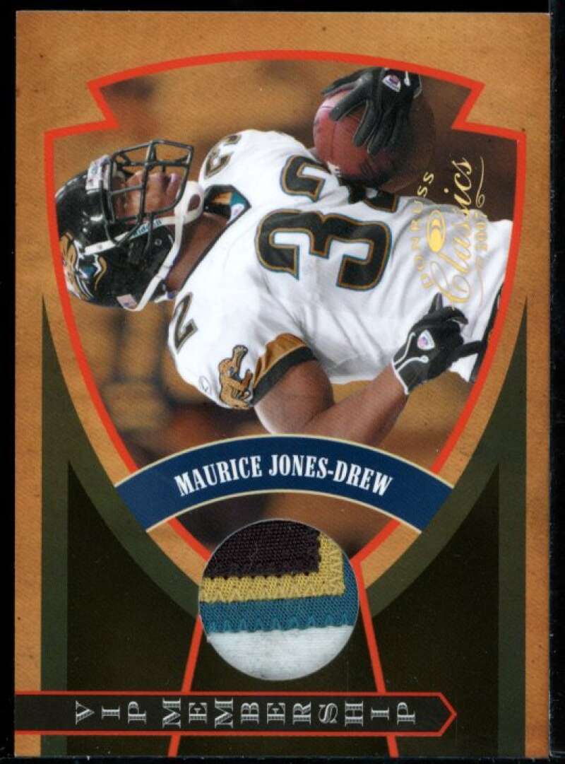 Maurice Jones-Drew Card 2007 Donruss Classics Membership VIP Prime Jersey #13 Image 1