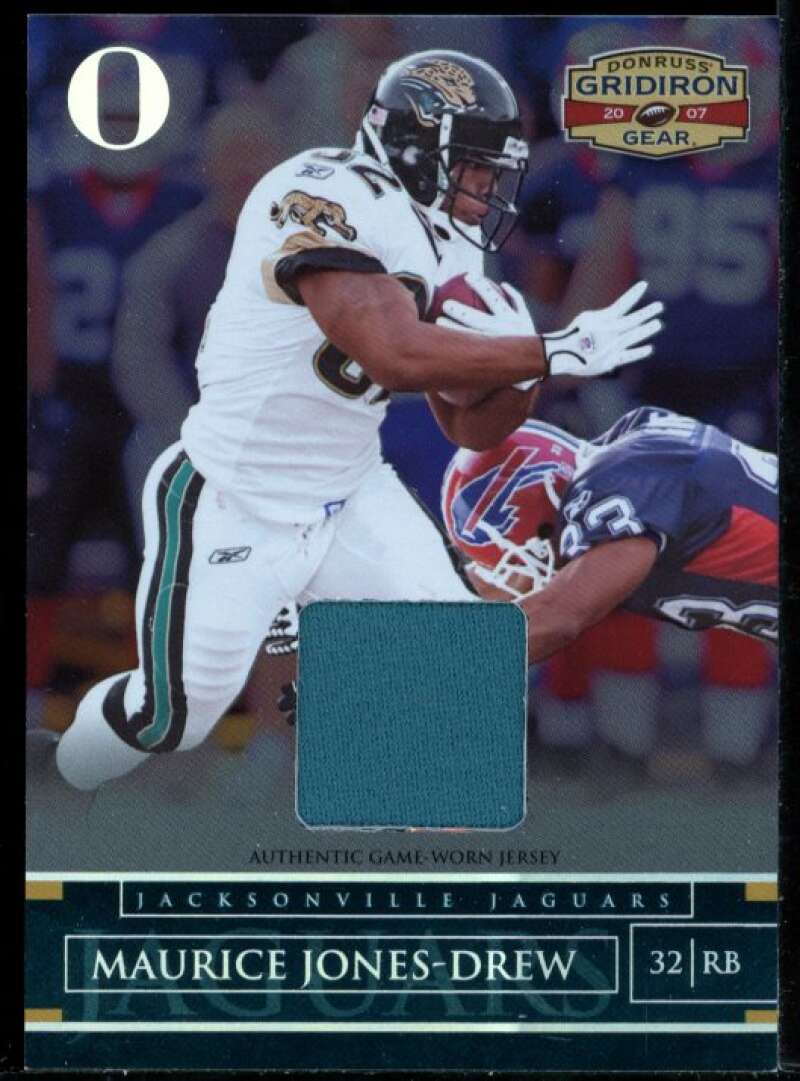 Maurice Jones-Drew Card 2007 Donruss Gridiron Gear Jerseys O's #85 Image 1