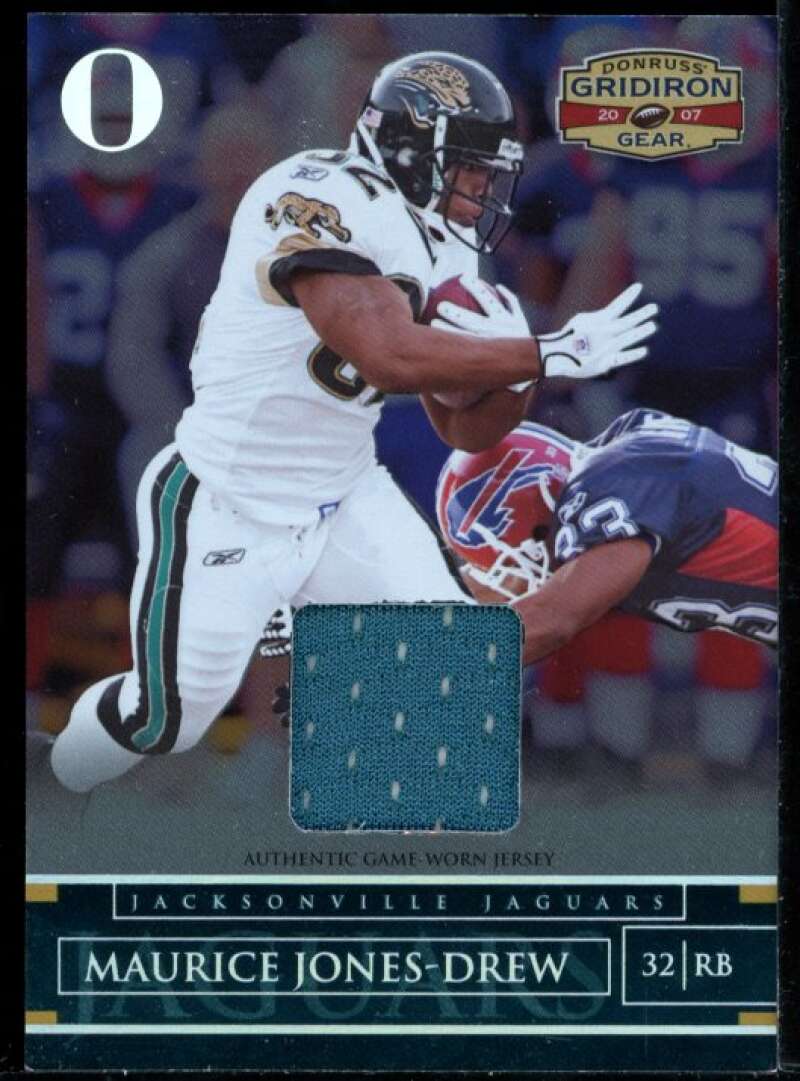 Maurice Jones-Drew Card 2007 Donruss Gridiron Gear Jerseys O's #85 Image 1