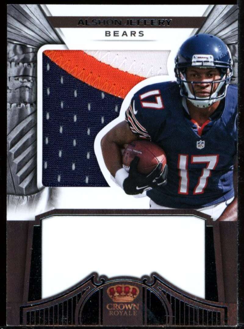 Alshon Jeffery Jersey Rookie Card 2012 Crown Royale #252 Image 1