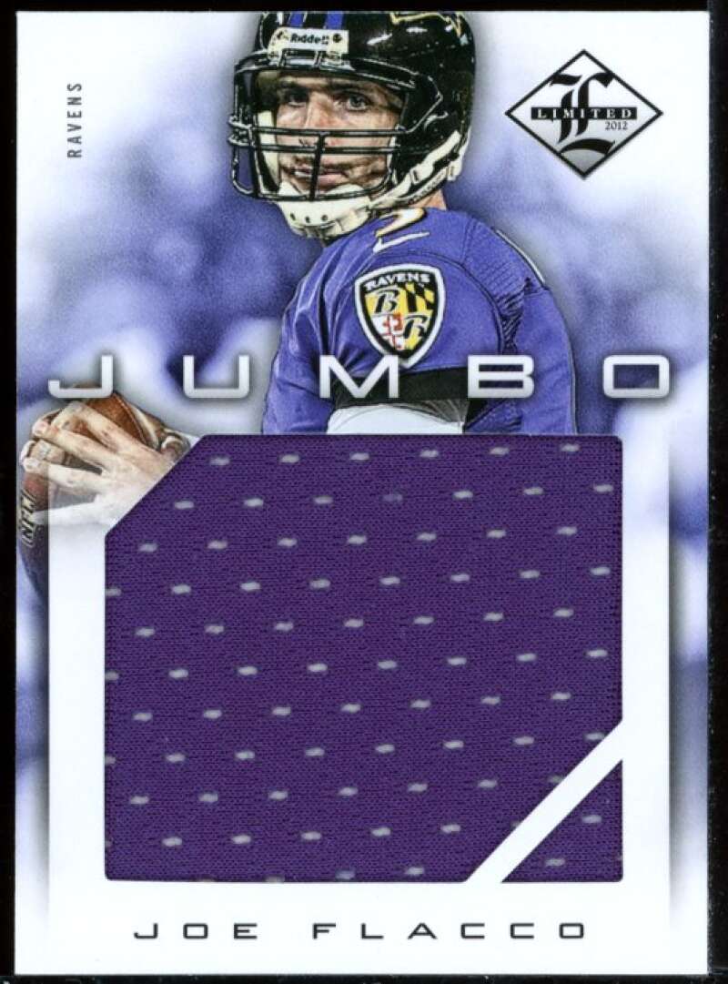 Joe Flacco Card 2012 Limited Jumbo Jerseys Materials #4 Image 1