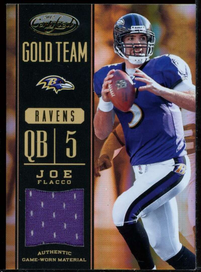 Joe Flacco Card 2012 Certified Gold Team Jersey #17 Image 1