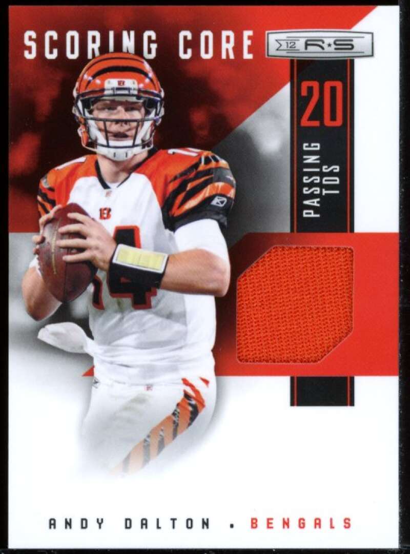 Andy Dalton Card 2012 Rookies and Stars Scoring Core Jersey Materials #16 Image 1