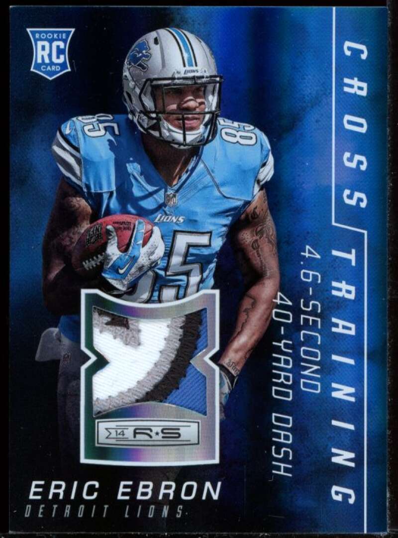 Eric Ebron 2014 Rookies and Stars Cross Training Materials Prime Jersey #CTEE Image 1