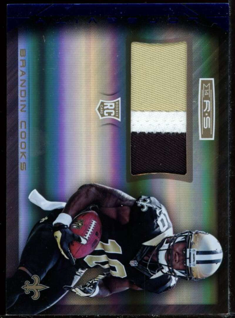 Brandin Cooks Card 2014 Rookies n Stars Prime Rookie Jersey #RMBC Image 1