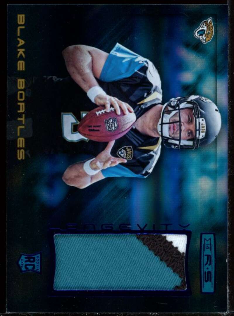 Blake Bortles Card 2014 Rookies and Stars Rookie Materials Longevity Jersey #7 Image 1