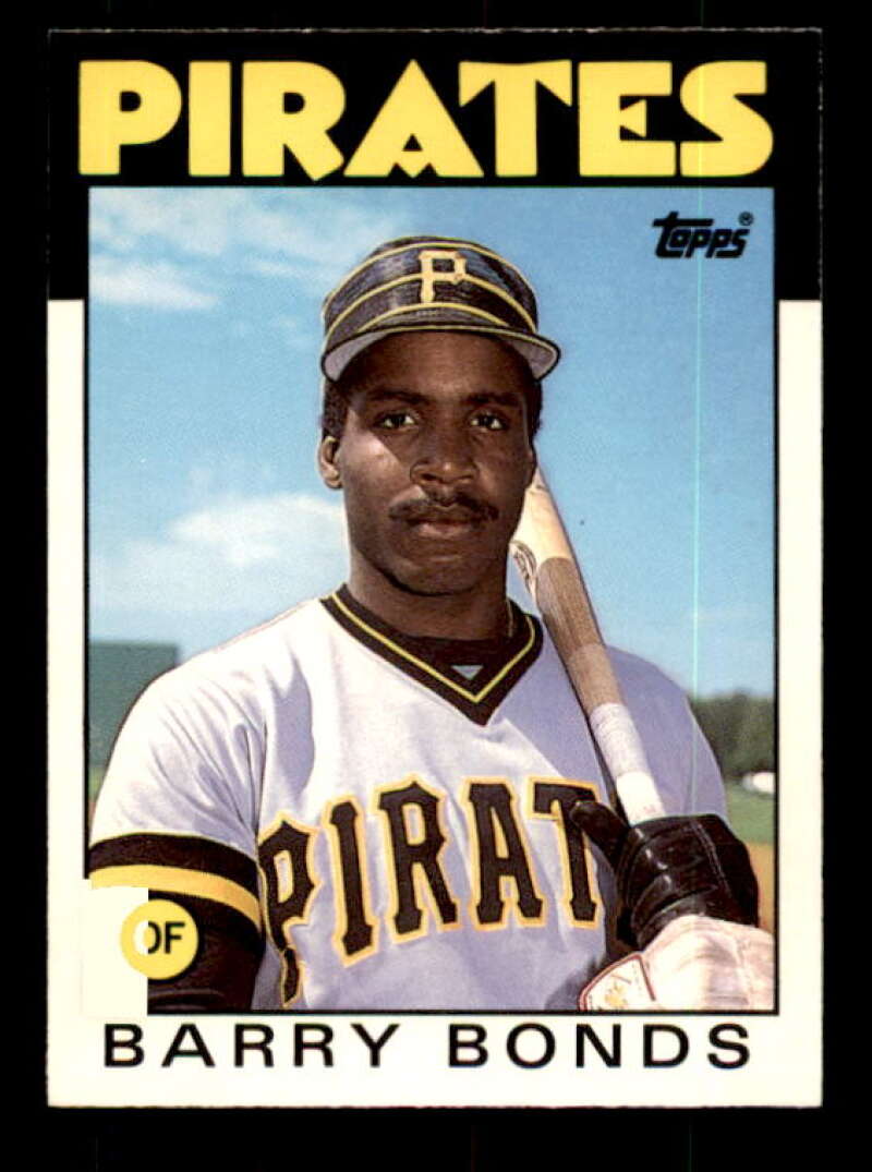 Barry Bonds Rookie Card 1986 Topps Traded #11T Image 1